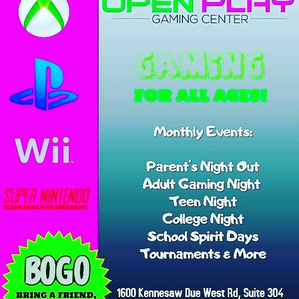 openplaygc's tweet photo. This Saturday is our Monthly PNO #games #fun #food #play https://t.co/STSVqL5Kmo