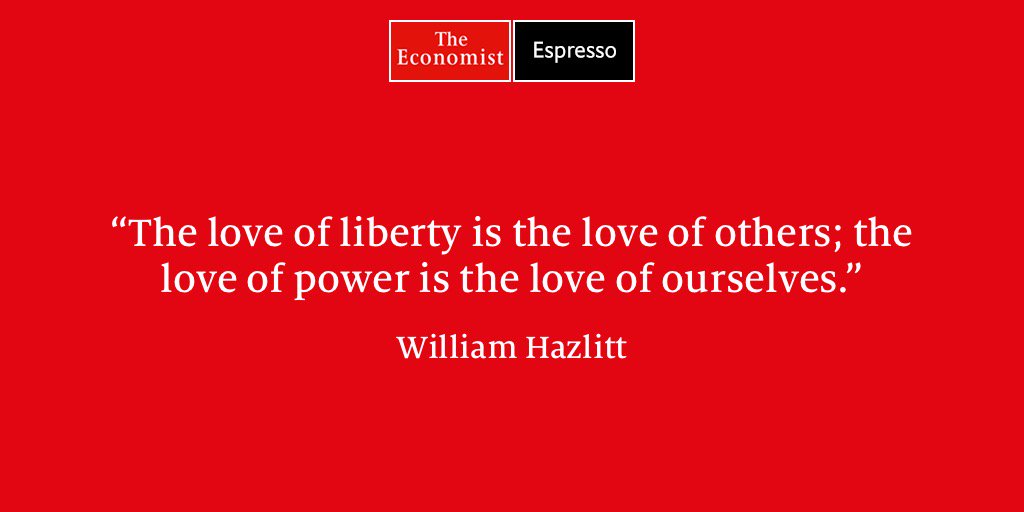 yenlin_huang's tweet photo. From The Economist Espresso: Quote of the day https://t.co/y8fVP9dAkd