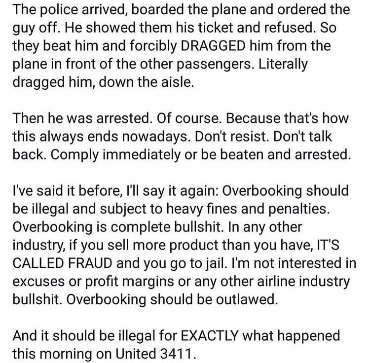 PersianDaily's tweet photo. If you're going to read one thing today let this be it #BoycottUnitedAirlines https://t.co/HSq2PLgg1d
