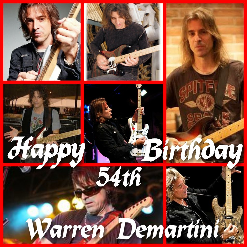 Happy 54th Birthday Warren DeMartini!!!   