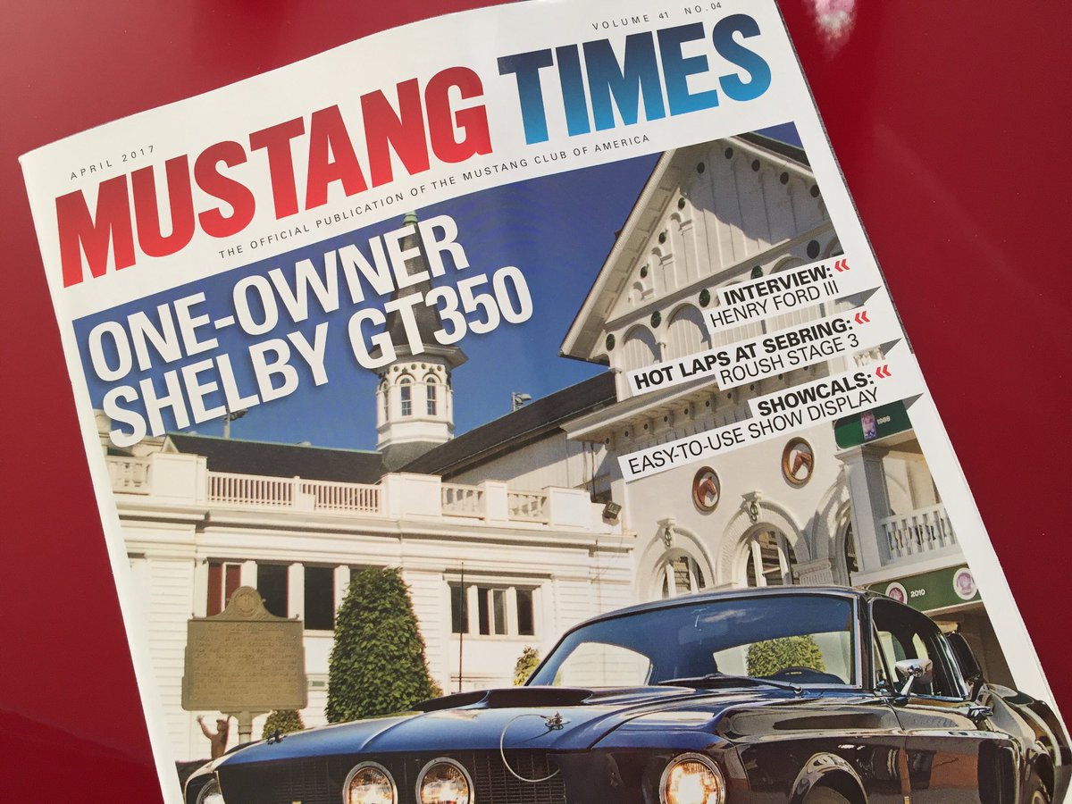 GarageWraps's tweet image. ShowCals are featured in the April issue of Mustang Times magazine.  Thank you Donald Farr for the review!