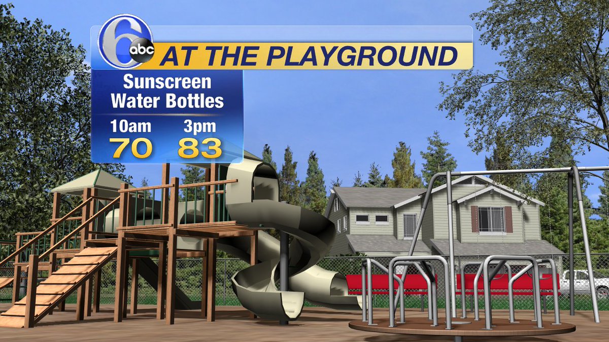 6abcadamjoseph's tweet image. SPRING BREAKERS
You get another summerlike day tomorrow. Time to start thinking about sunscreen and staying hydrated