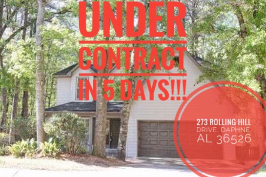 JaimeLyonCooper's tweet photo. Excited for my clients who are under contract!!! #ListwithJaime @JaimeLyonCooper #BaldwinCounty #RealEstate @ExitRealtyLyon https://t.co/NL59ACacbL