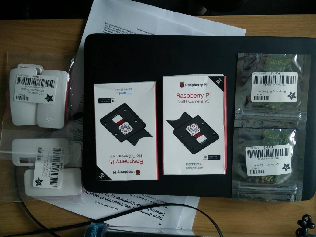 drchrispook's tweet image. More new toys! Thank you, @adafruit #RaspberryPi #PiCam #science