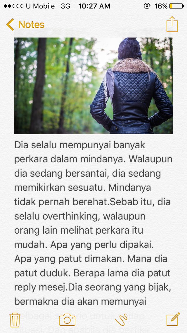 MalayFoodHunter's tweet photo. Ini sebab kenapa perempuan selalu overthinking https://t.co/ZHJAYnSl9k
