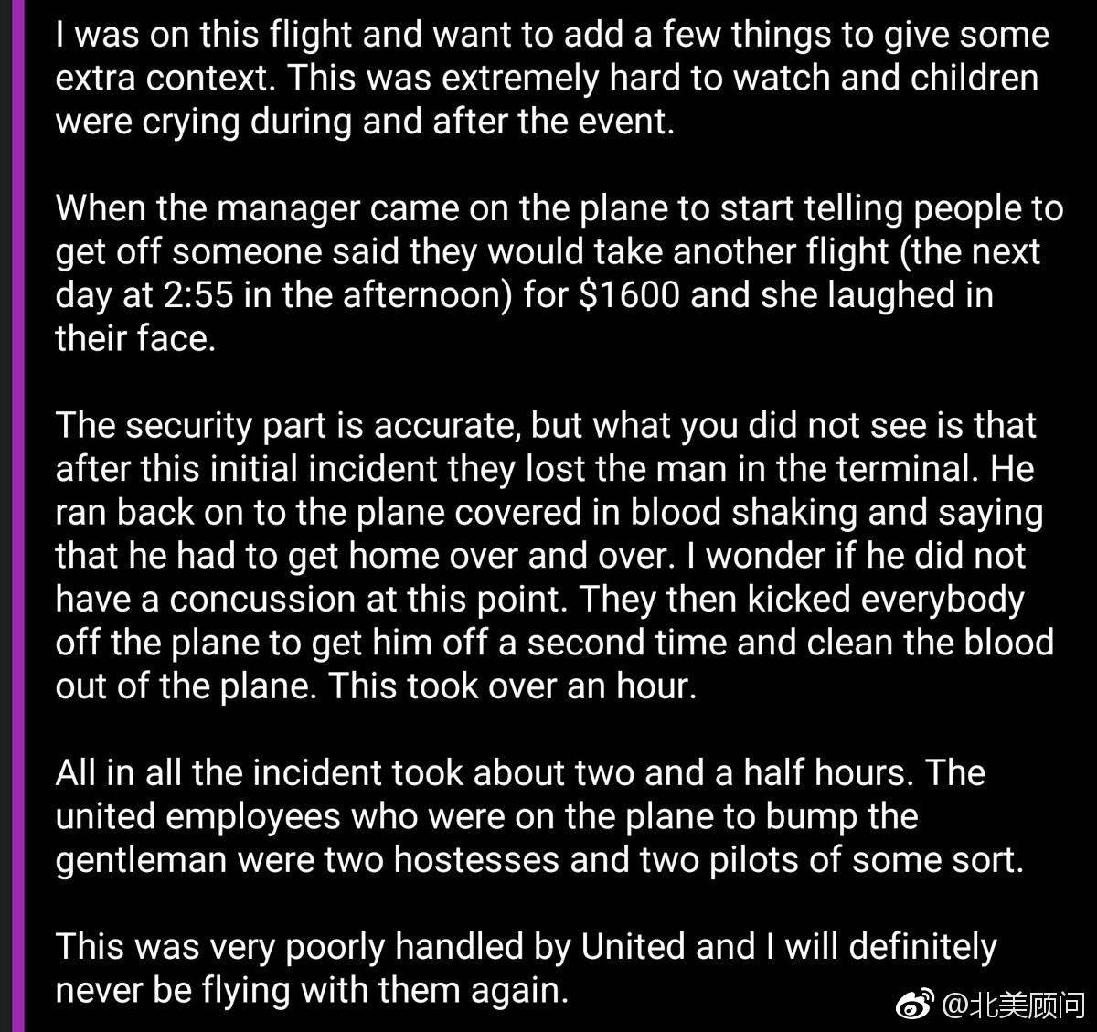 lily8710's tweet photo. @united another witness https://t.co/5IK4kaSdhF