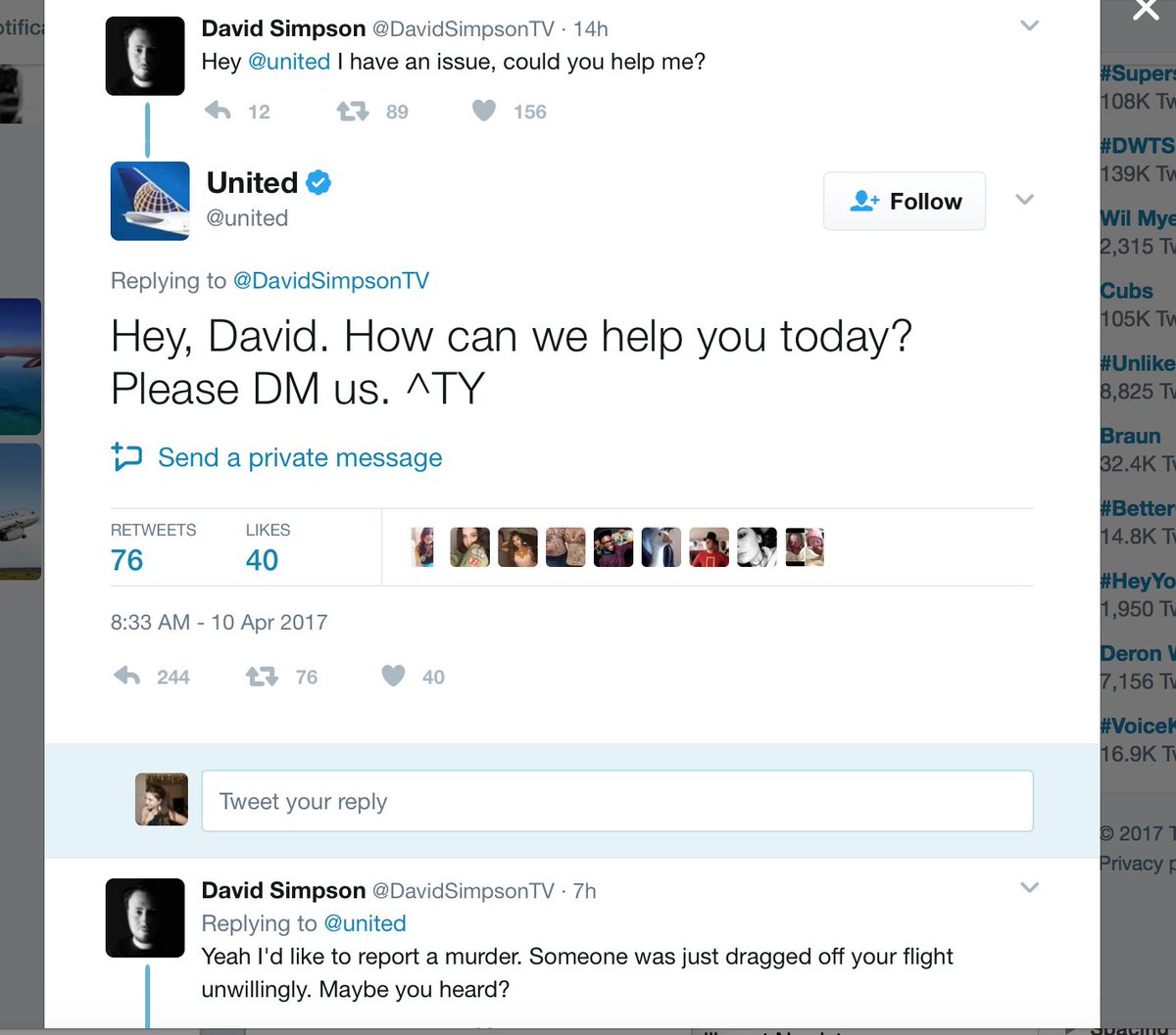 SmileyMeghan's tweet photo. @united nope. https://t.co/6hLElxMmQ3