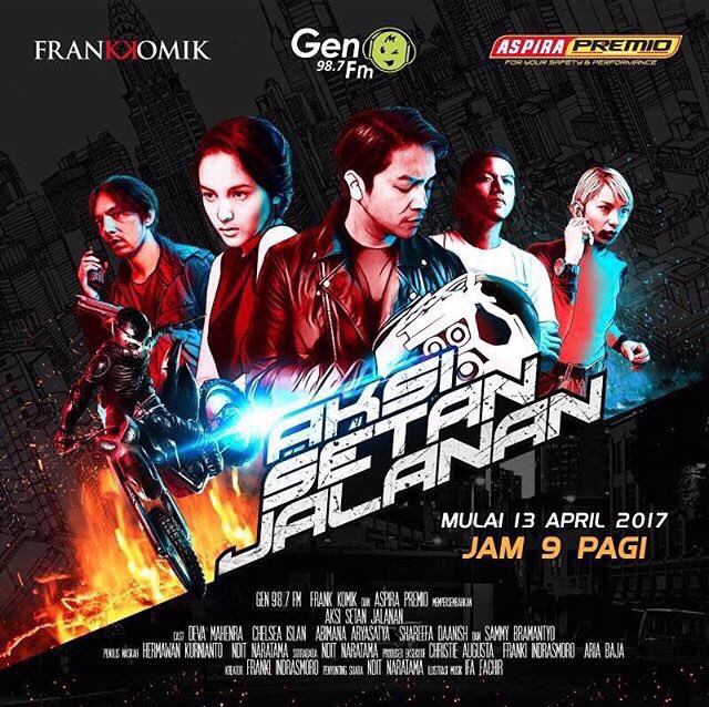 Siapa yang kangen dengerin #filmdiradio ?
Mulai Besok, 13 April 2017 jam 9 pagi bakalan ada Aksi Setan Jalanan di <a href="/gen987fm/">IG: @gen987fm</a> 🔊🔊