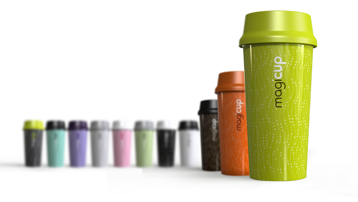 Treat yourself ! ...&amp; the planet this Easter with one of our vibrant Magicups &amp; discover our revolutionary way to drink on the go #magicup