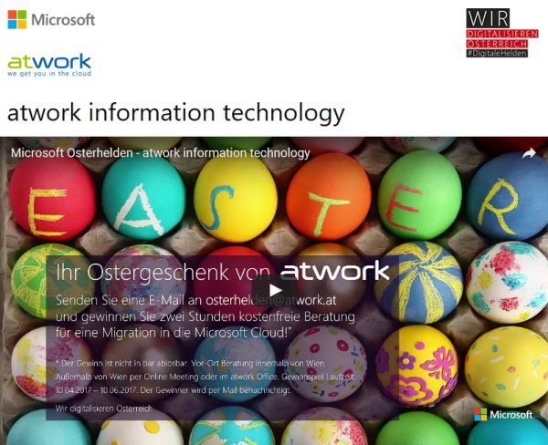 atwork's tweet photo. atwork's Microsoft #Osterhelden #DigitaleHelden https://t.co/axy3MW4cag mit @magrom, @CWilfing @dorischlaffer https://t.co/uHmnOyg4rg