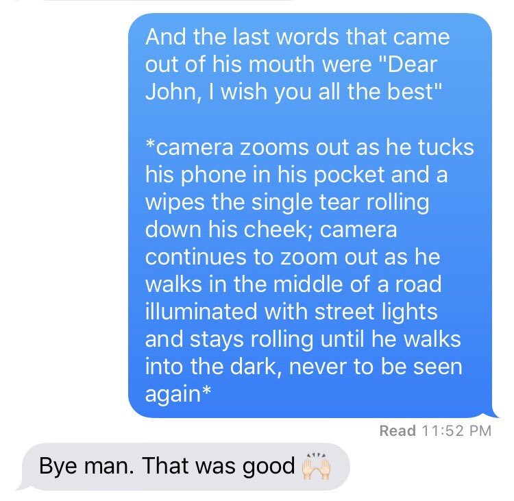 rory_is_wright's tweet photo. So I got bored and I decided to end my friendship with this guy in the most romantically theatrical way possible https://t.co/pHbcwSxbdS