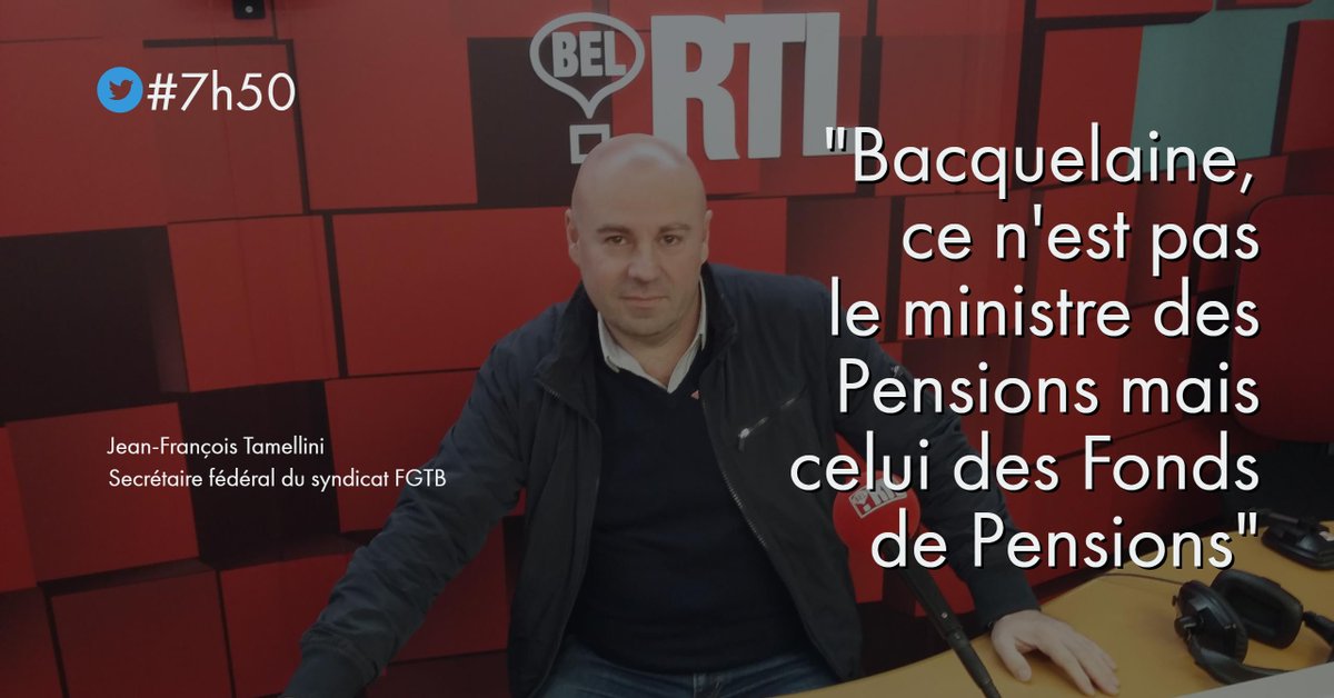 BelRTL's tweet photo. Ce matin @jftam1974 était l'invité de #7h50 au micro d'@ASolim #pension 📻 
 https://t.co/D11RTi7ii4 https://t.co/jpUIpBuBGY