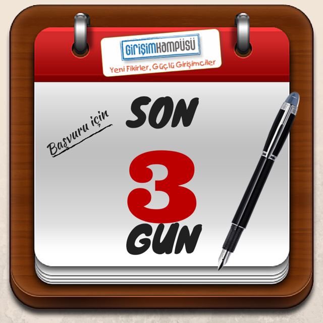 Girişim Kampüsü'ne başvuruları için son 3 gün! girisimkampusu.com #girisimkampusubasliyor #GirisimKampusu5