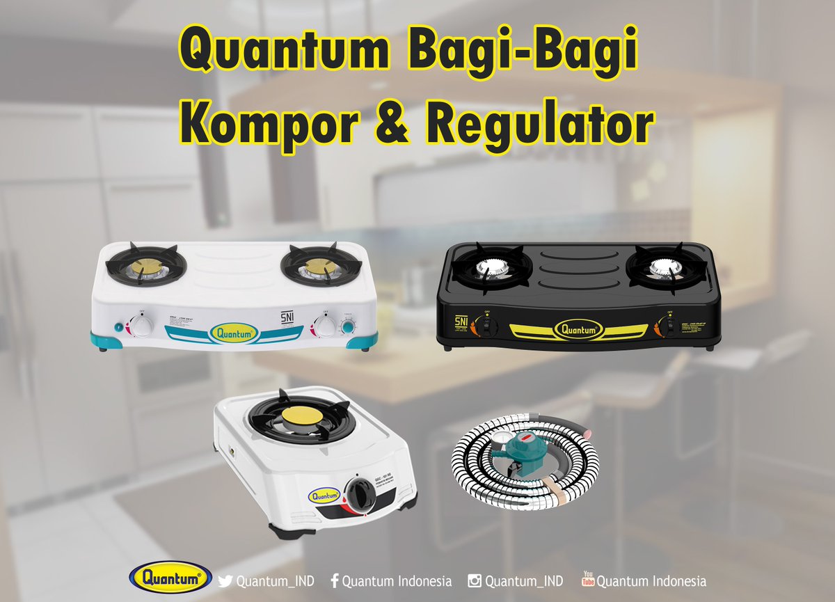 Its time to quiz..
Mau dapet kompor &amp; regulator Quantum? jangan lupa like &amp; share ya :)
