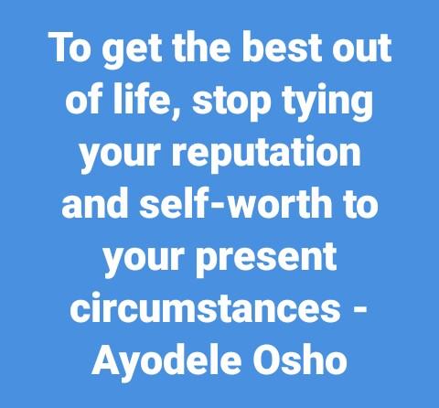 Oshosam's tweet photo. See beyond your present circumstances. #youandyourvision #purposeandvision #thebigpicture #focus #leadershipquote https://t.co/kY0eG08u6H