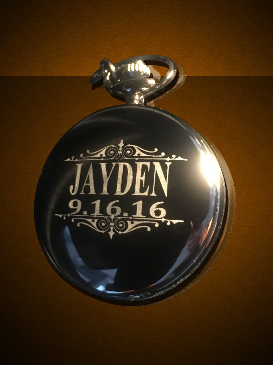 WeddingWidget's tweet image. Groomsmen gift - 2 Personalized Silver Pocket watches - Groom… etsy.me/2jkICoT #MyNewTag #CustomEngravedGift