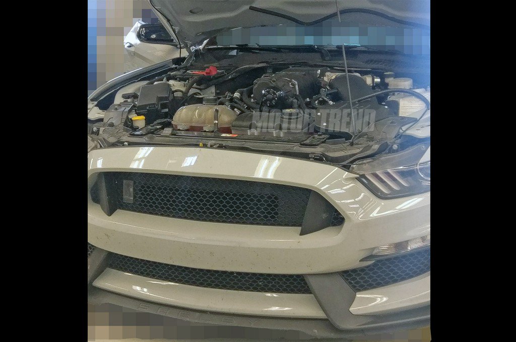 MotorTrend's tweet photo. Spied! Possible Shelby GT500 Mustang Shows Off Supercharged V-8: https://t.co/05TOsUnHrS https://t.co/2qVG6mkhmY