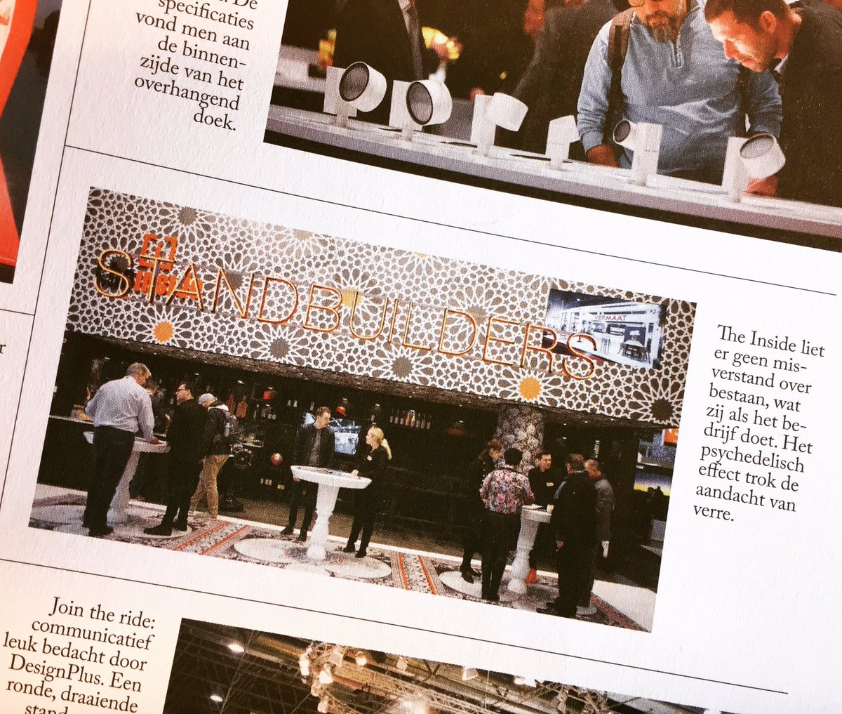 Leuk! Onze #euroshop stand staat in het nieuwste nummer van @Expovisie!