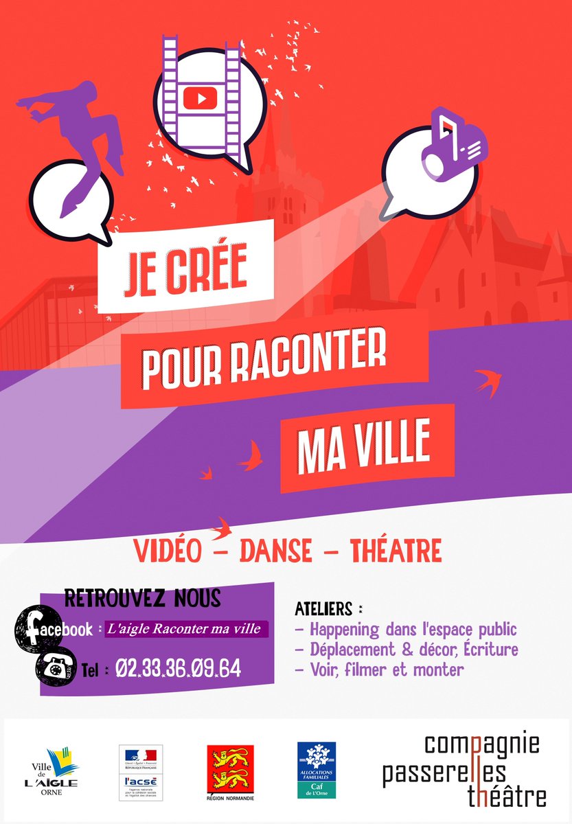 Le dimanche 16 avril à 17hà la Salle de Verdun, " je crée pour raconter ma ville" #2 de la Compagnie PASSERELLES-THEATRE - gratuit.