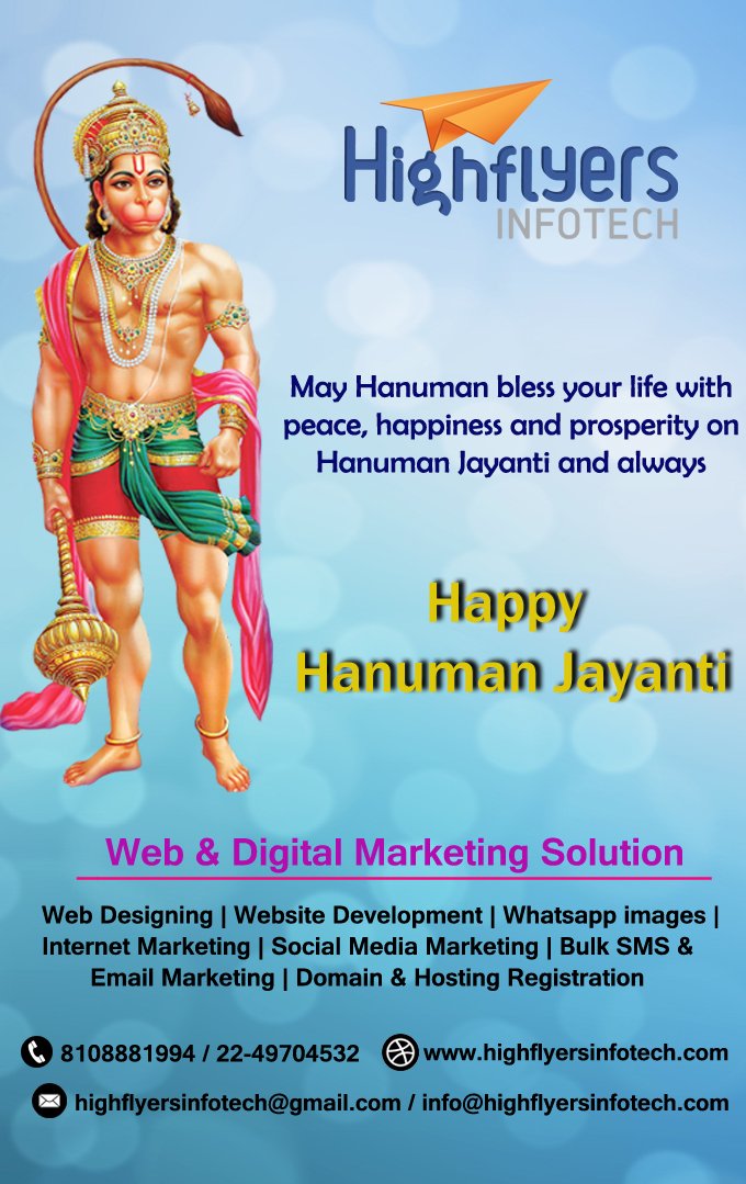 highflyersinfo's tweet photo. May Hanuman bless your life with peace, happiness and prosperity on Hanuman Jayanti and always...
#happy #hanumanjayanti
#highflyersinfotech https://t.co/T3v5ok9CY2