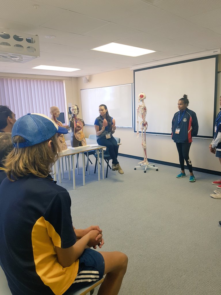 danni_dries's tweet photo. Such a great day with all the Indigenous highschool students from SA learning about #humanbody and health. #healthcareers #SolidStart2017 https://t.co/6npjoY4XRR