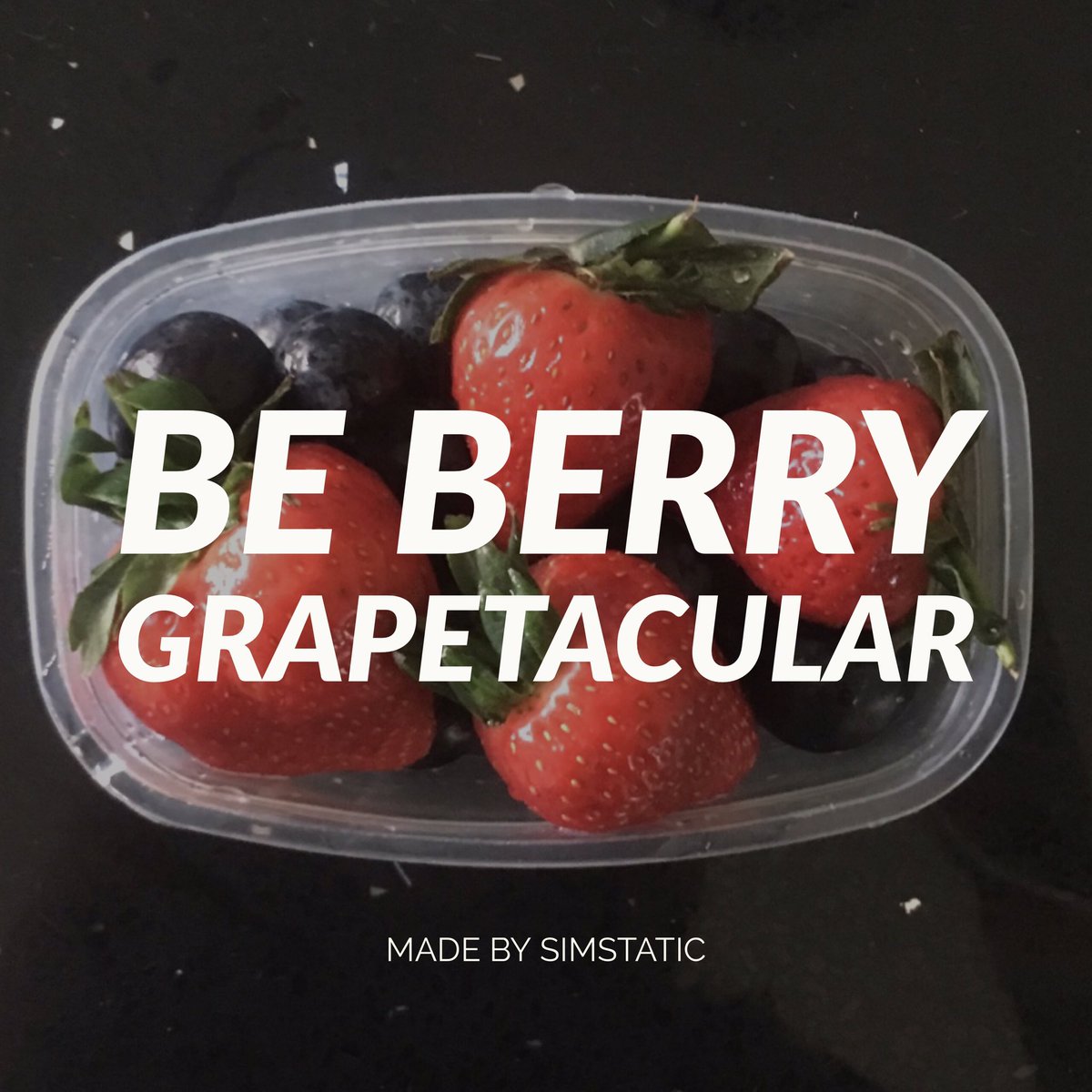 madebysimstatic's tweet image. You are spectacular. So act like you are.