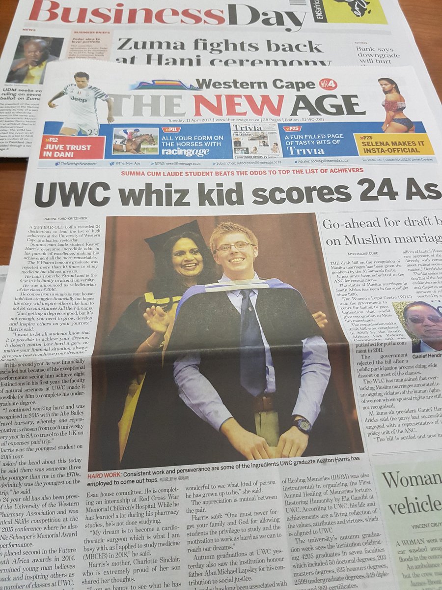 NoncebaMhlauli's tweet photo. This is so beautiful. UWC student gets 24 As in his B Pharm Honours degree 🔥🔥🔥👏👏👏 https://t.co/ZbiAIE6x0c