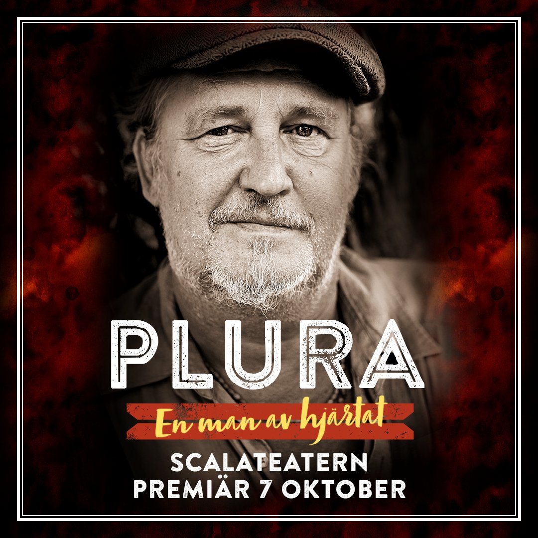 #Plura flyttar in på Scalateatern i höst med sin föreställning ”En man av hjärtat”! Biljettsläpp ons kl 9 på blixten.se/plura