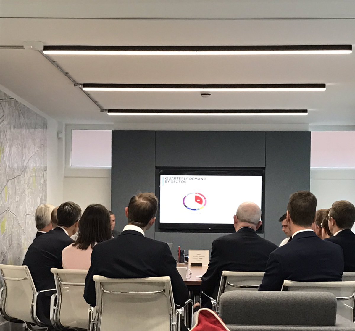 A very captive audience for the first <a href="/FarebrotherRE/">Farebrother</a> Q1 quarterly report breakfast. #midtown #london #property #investment #research