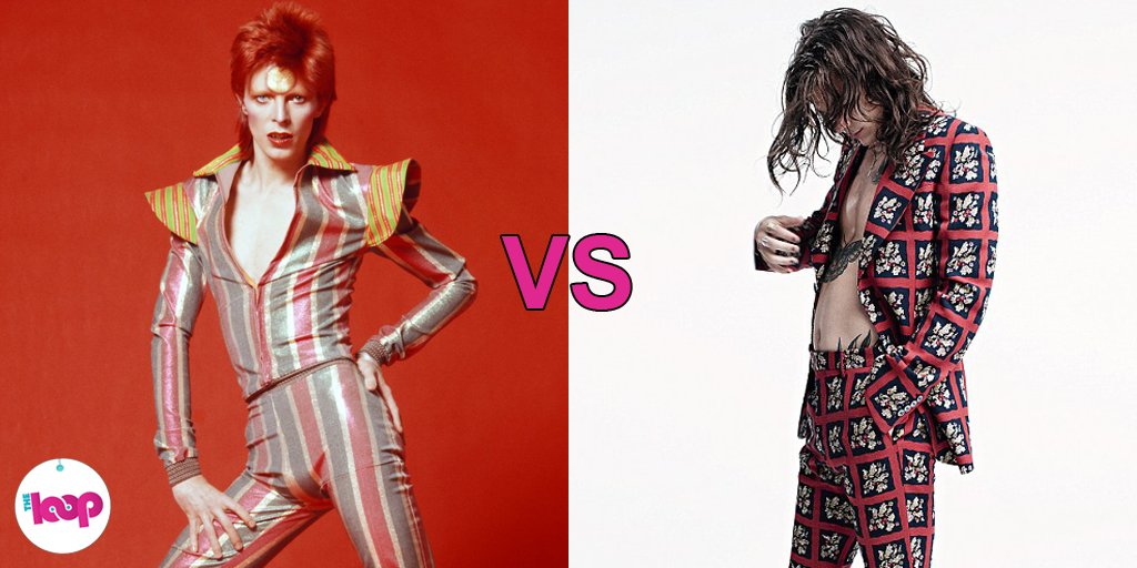 TheLoopAu's tweet image. New @Harry_Styles is being compared to the original Starman! So we're having a @onedirection VS Bowie Loop Off! 
#LoopOffBowie ⚡️ #LoopOff1D