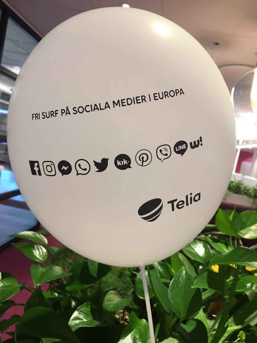lillatess's tweet photo. Idag lanserar vi fri surf på sociala medier i Europa! 👌🏼💜 #telia #teliasverige #hurgrymtärintedetta https://t.co/82zVgH9wEQ