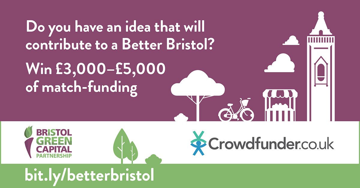 bcnpartnership's tweet image. We've teamed up with @crowdfunderUK to invest £45,000 in #Bristol's best ideas and projects. Find out more at bit.ly/betterbristol