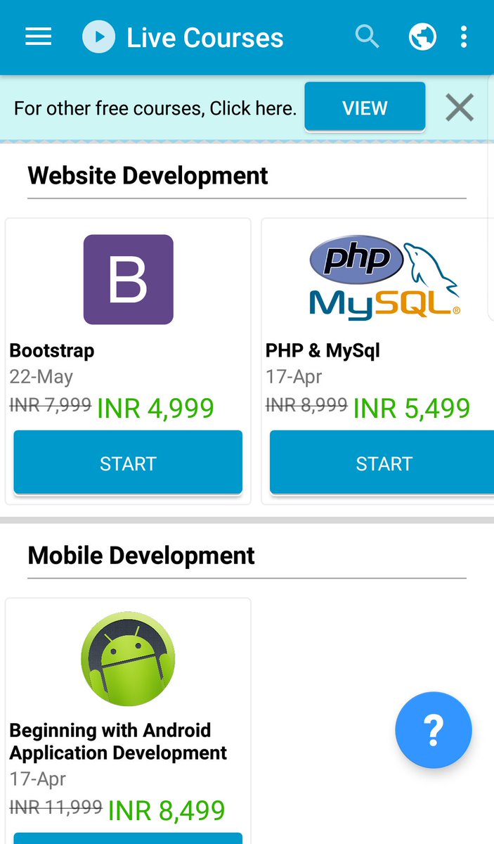 tutorialsbee's tweet image. TutorialsBee has become more powerful. Now you can view and enroll yourself to our various live courses.
#livetraining #tutorialsbee