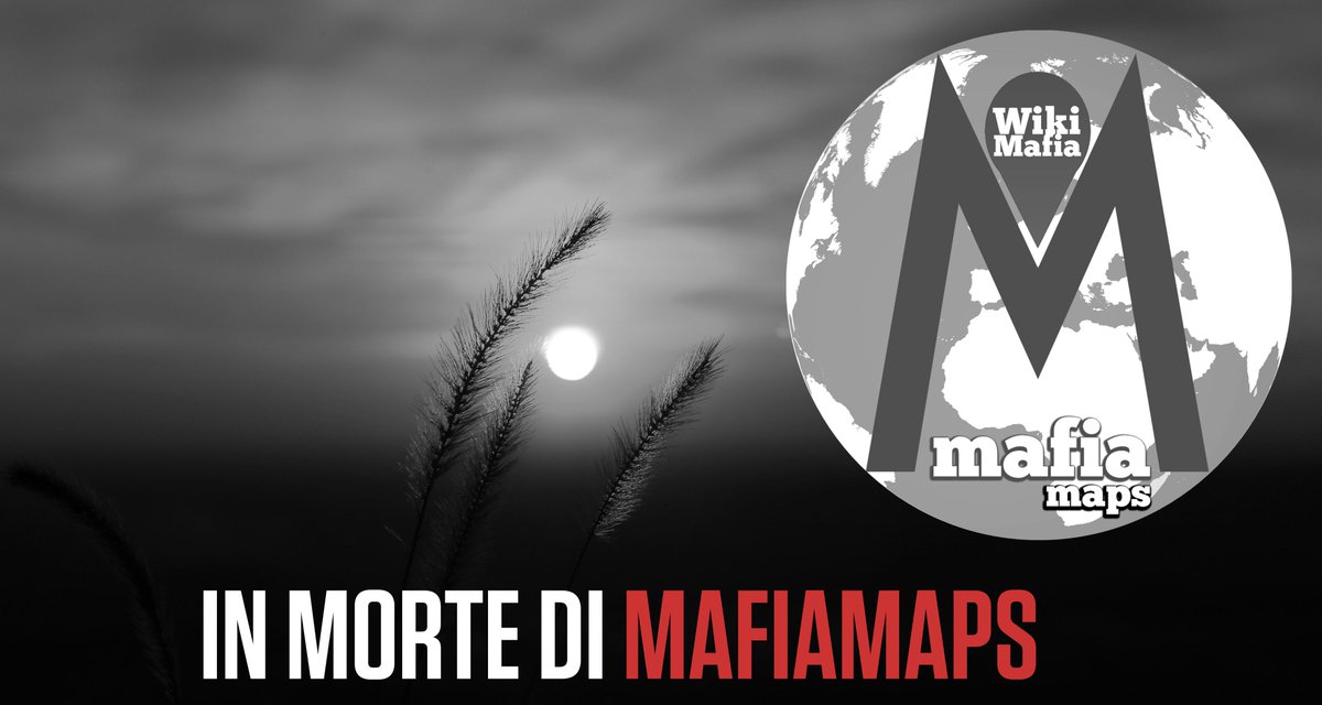 MafiaMaps's tweet photo. #11aprile, in morte di #MafiaMaps, uccisa soprattutto dall'indifferenza. https://t.co/XwbacFI2TX #app #startup #milano #mafia #antimafia https://t.co/3ke99yx6cD