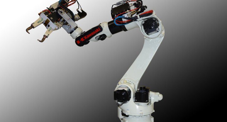 Kawasaki on Twitter: "Spot Welding Robot Hollow Arm and wrist for payloads up from 100 to 300 Kg eliminates the requirements for external harnesses. #Kawasaki https://t.co/0hlcK98du3" / Twitter