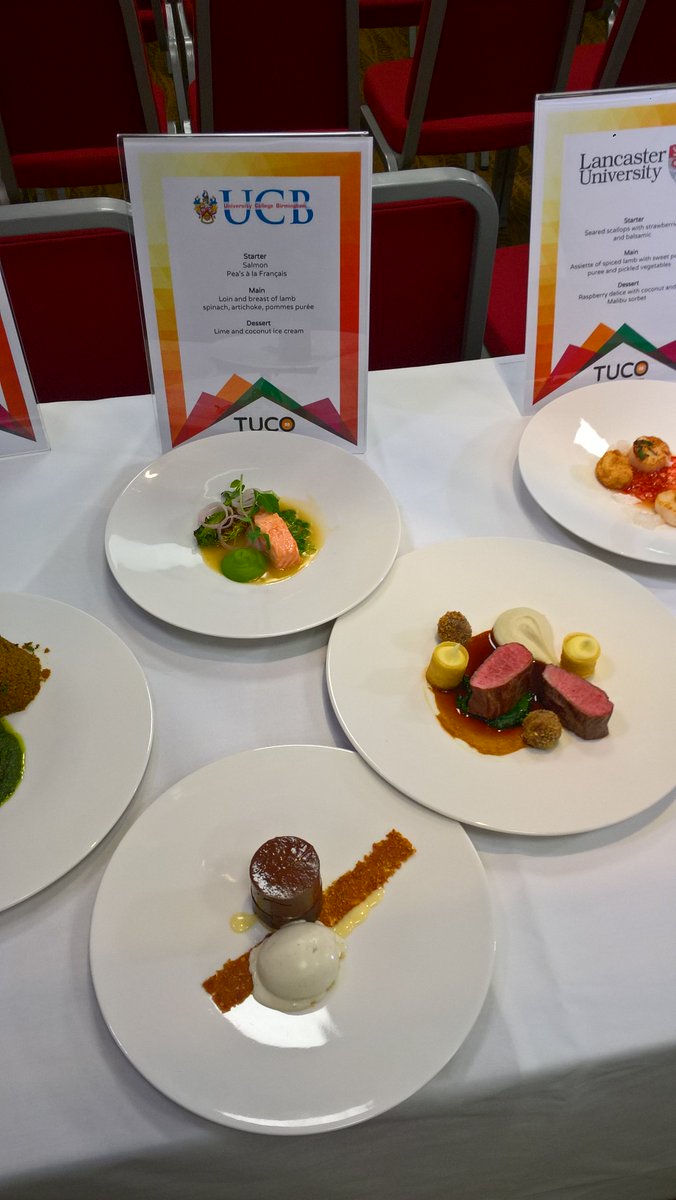 Fantastic first wave of cooking, UCB well done chefs' <a href="/UCBofficial/">University College Birmingham</a> <a href="/UCBRestaurants/">Restaurant at Birmingham College of Food</a> <a href="/BidfoodUK/">Bidfood UK</a> @cateringaston <a href="/TUCOltd/">TUCOltd</a> #TUCOcomps