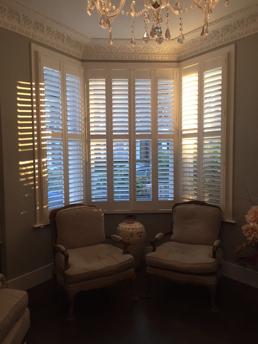 Stunning Full-Height 'Lancaster' MDF Shutters fitted by Riverside Shutters today. #MDF never looked so good. 
Love Your Home ❤️
