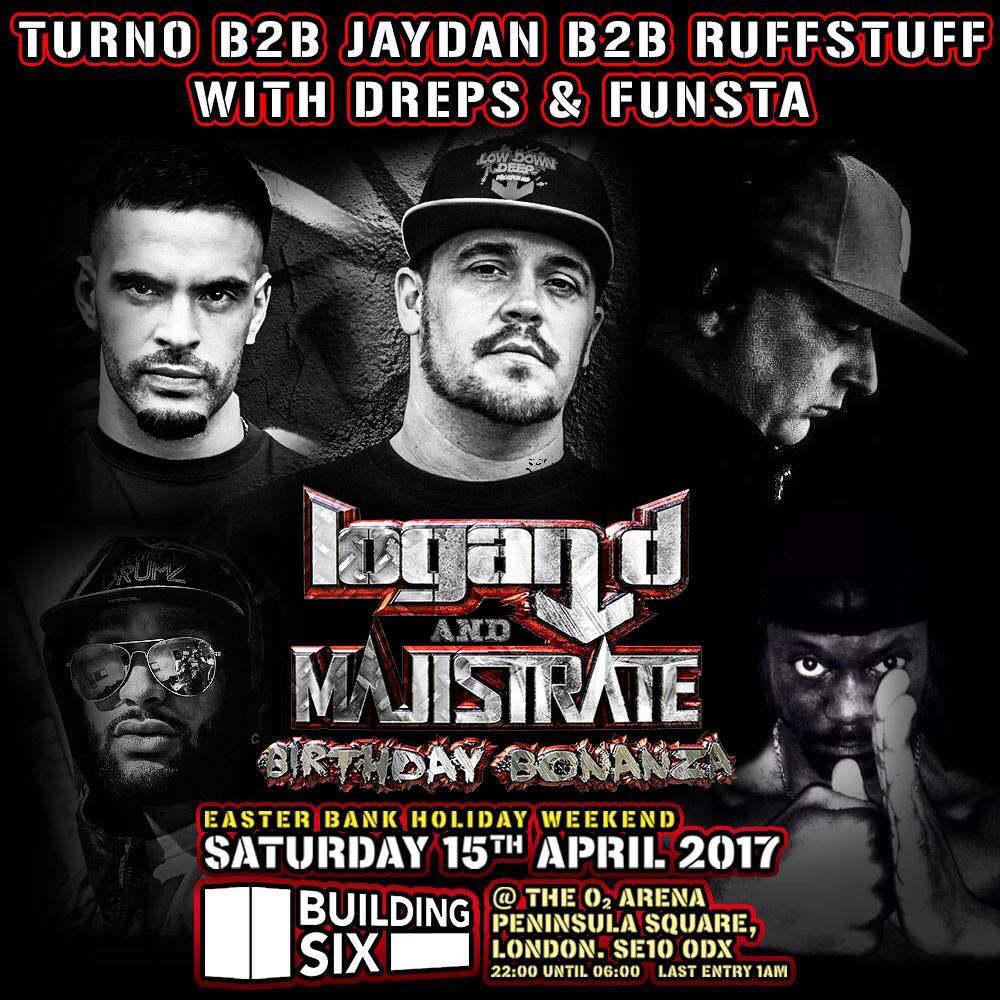 Combo number 3 !

<a href="/TURNO_/">Turno</a> B2B <a href="/Jaydandnb/">Jaydan Dnb</a> B2B <a href="/DjRuffstuff/">Dj Ruffstuff</a> with @drepslegacy &amp; <a href="/FunstaMC/">The Funisher</a> at the Birthday Bonanza this weekend !!