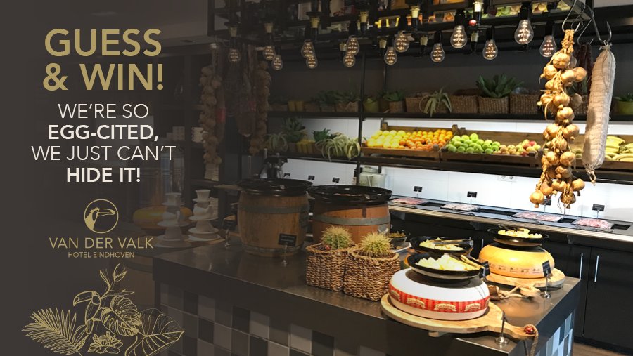 Yes! We need your guess… Raad hoeveel paaseieren wij verstopt hebben en maak kans op een diner in Het Buffet voor twee personen!
