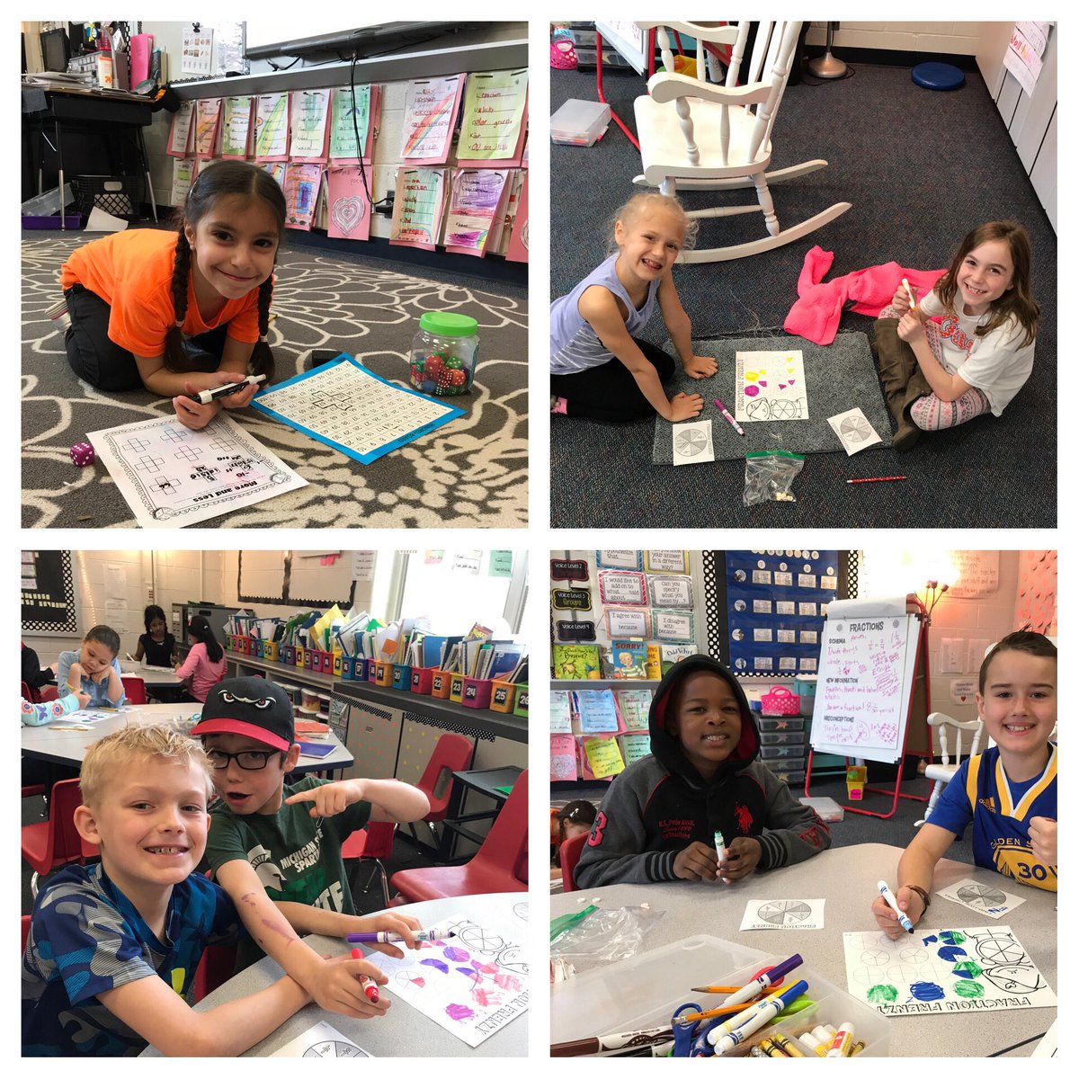 Mathematicians exploring fractions! #DolsenThinkers