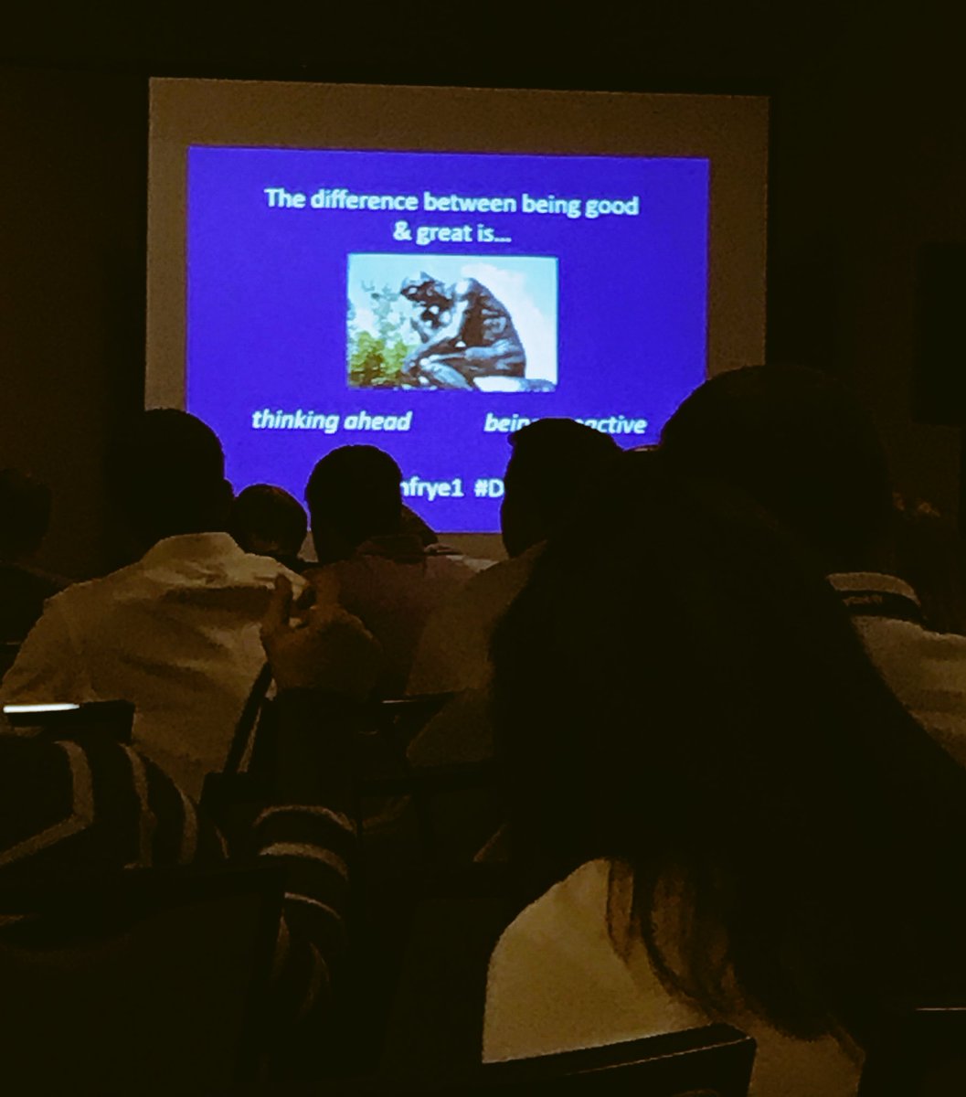 FosterFuel's tweet image. "The difference between being good &amp;amp; being great is... thinking ahead and being proactive!"  Always a great session with @KevinFrye1! #DD22