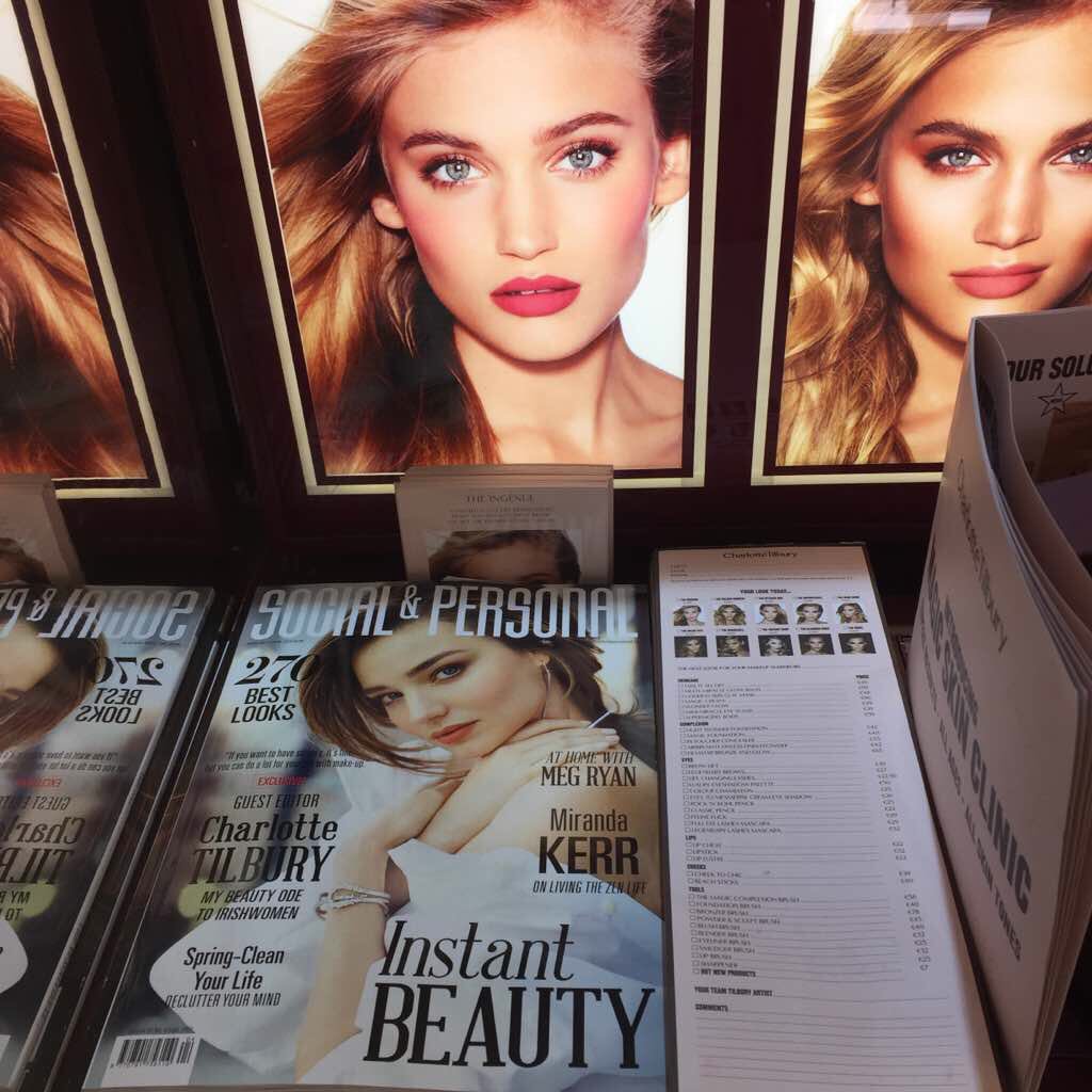 ArnottsDublin's tweet photo. Charlotte Tilbury takeover at the Arnotts @CTilburyMakeup counter! Charlotte is the guest editor of the latest @SandPmagazine #ArnottsDublin https://t.co/ljw2UFhxXm