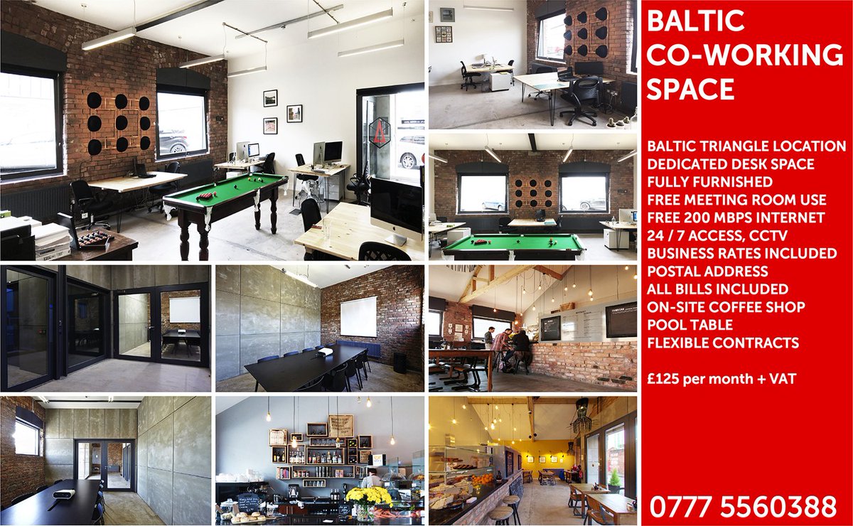 instinctive_hq's tweet image. Need desk space in @baltictriangle? Check out the Baltic Co-working Space for more info - balticcoworkingspace.com #BalticTriangle #CoWorking