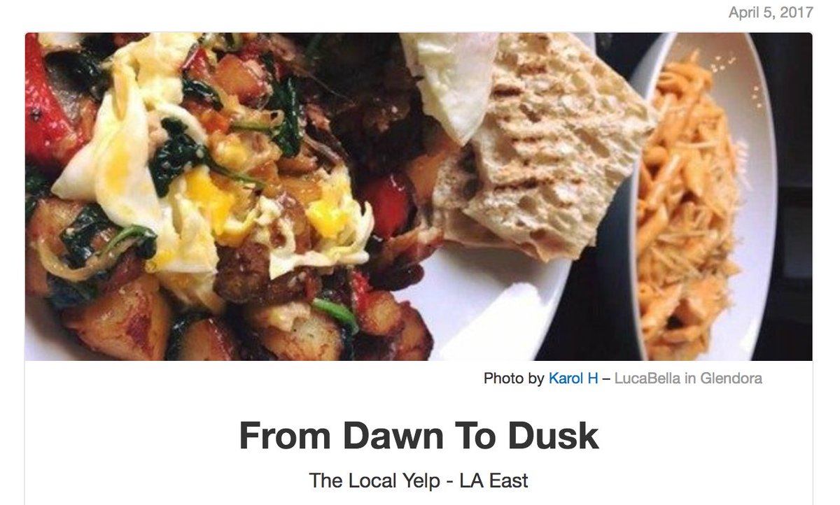 Experience the glorious hybrid that is a coffee shop slash lunch slash happy hour slash dinner: bit.ly/DawntoDuskYelp