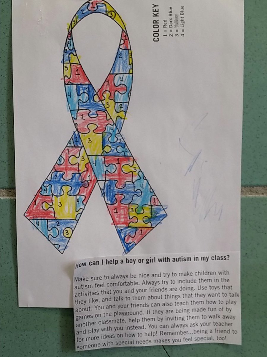 Parkdale students are participating in #autismawarenessmonth!