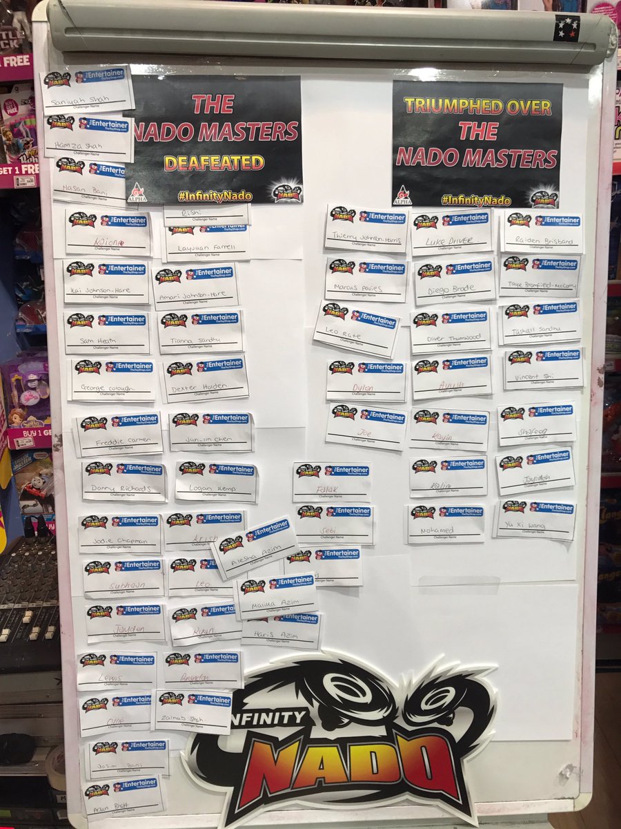 AlphaAnimation_'s tweet image. Who visited the Infinity Nado event yesterday? Did you battle it out with @TekkerzKid &amp;amp; @its_romello to become a Nado Master? #InfinityNado
