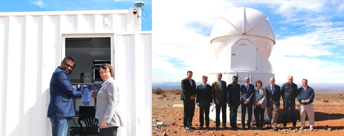 NRF_News's tweet photo. Another eye towards the sky - unveiling #SouthAfrica’s Optical Space Research Laboratory #ResearchSA #astronomy https://t.co/jIMjOakxl1 https://t.co/pUrTvCiO4h