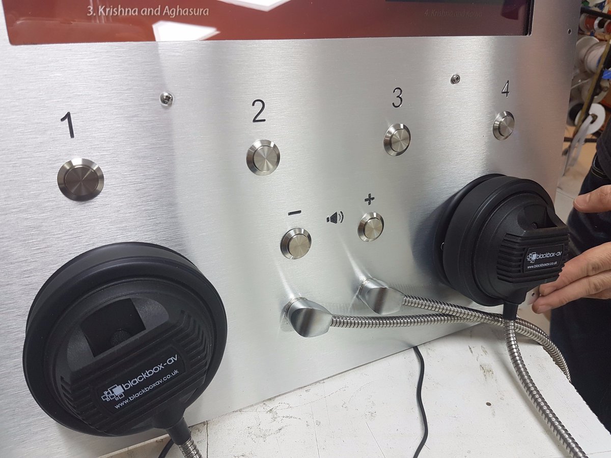 blackboxav's tweet photo. We've got these two video units going #outinthepost for @chepstowmuseum ! Complete with our single cup headphones. :)
#avtweeps https://t.co/M3Lcb439pd