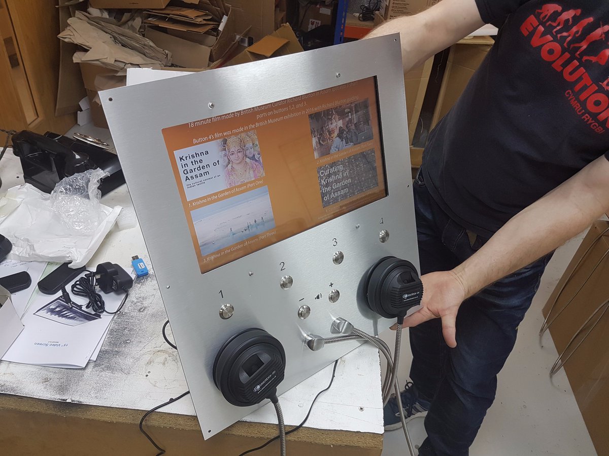 blackboxav's tweet photo. We've got these two video units going #outinthepost for @chepstowmuseum ! Complete with our single cup headphones. :)
#avtweeps https://t.co/M3Lcb439pd