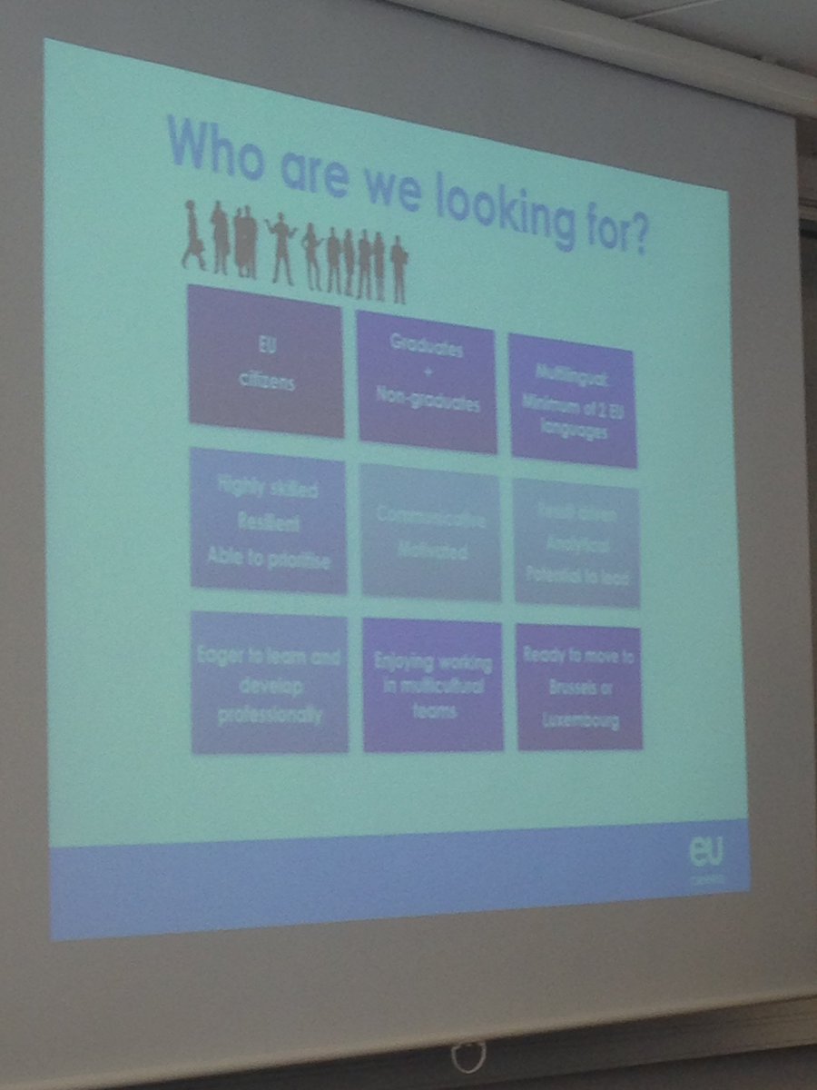 <a href="/DavidBearfield/">David Bearfield</a>: "We need people who are motivated. What you'll be doing, will have an impact on people's lives" <a href="/EU_Careers/">EPSO</a> #BPlive